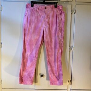 Gap chinos pink tie dye